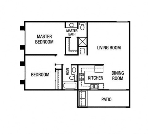 floor plan photo of the point  at River Oaks, California